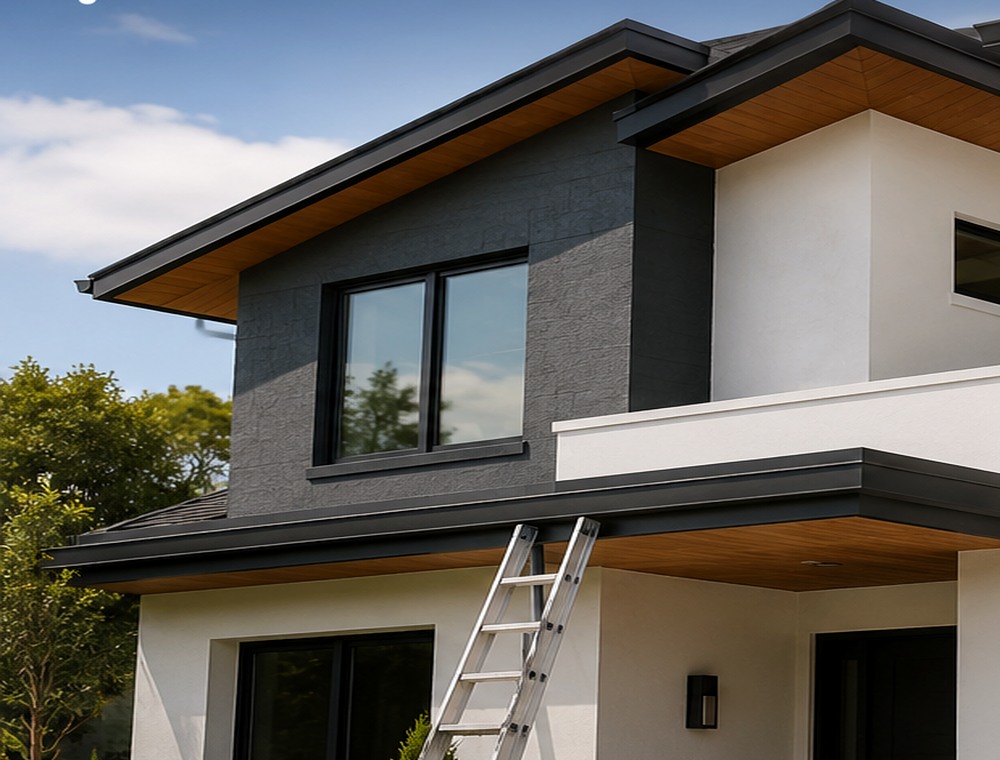 Exterior home painting project